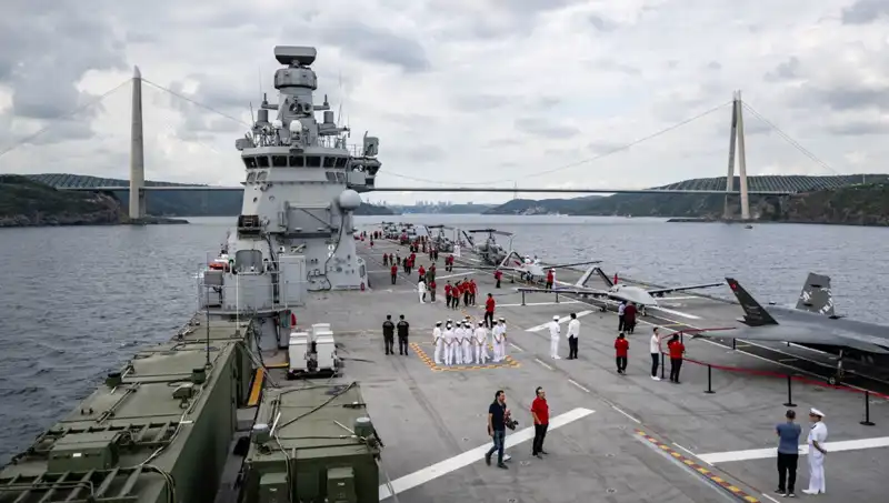 TCG Anadolu, Sarayburnu'ndan Yola Çıktı: Türkiye'nin Yeni Gururu