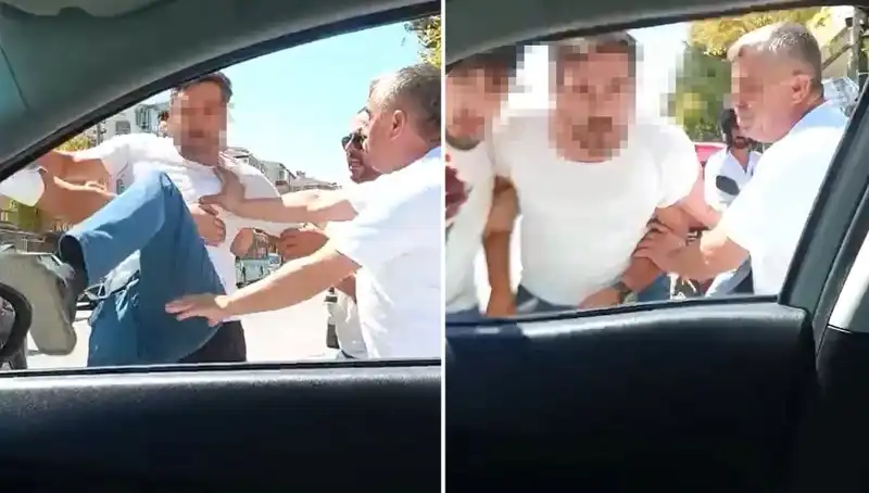 Dolmuş Şoförünün Trafikteki Dehşet Verici Anları Sosyal Medyayı Sarstı