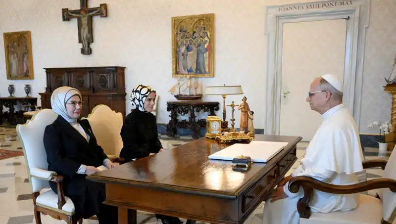 Emine Erdoğan ve Papa Leo: Gazze Üzerine Küresel Bir Diyalog
